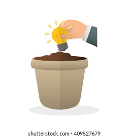 Flat illustration of profit design , editable vector