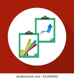 Flat illustration of profit design , editable vector