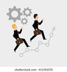 Flat illustration of profit design , editable vector