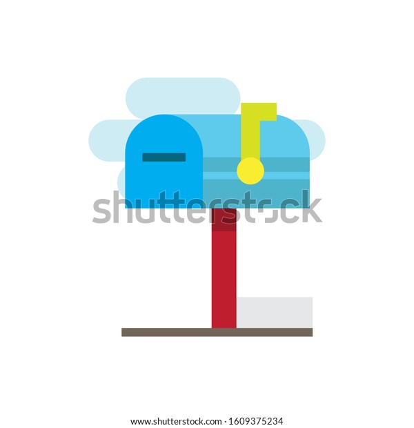 Flat Illustration, Real Estate Theme Icon,\
House and Building.
