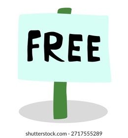 Flat illustration representing freedom concept, suitable for independence, liberty, motivation, lifestyle, and inspirational design themes