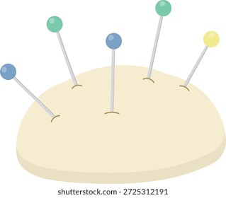 Ilustração plana de um ícone de máquina de costura. Conceitos de confecção e confecção, ideais para empresas de moda, tutoriais de costura, marcas artesanais, plataformas de artesanato e materiais educacionais.
