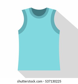 Flat illustration of singlet vector icon for web