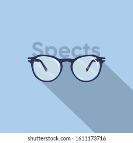 Flat illustration of a spectacle