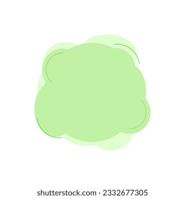 flat illustration speech bubble design template.