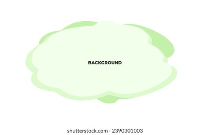 flat illustration speech bubble design template.