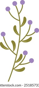 Flache Illustration der Frühlingsblume. einzeln auf weißem Hintergrund. Vektorgrafik