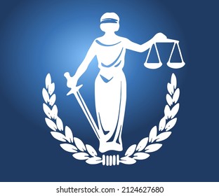 Flat Illustration, Statue of injustice.
Vector design, EPS 10.