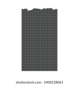 Flat Illustration Torn paper on isolated background