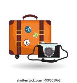 Flat illustration of travel design 