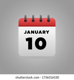 Flat Illustration vector of calendar, daily, for office, school poster etc