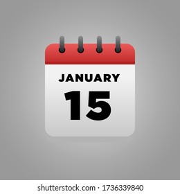 Flat Illustration vector of calendar, daily, for office, school poster etc