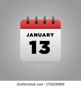 Flat Illustration vector of calendar, daily, for office, school poster etc
