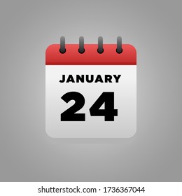 Flat Illustration vector of calendar, daily, for office, school poster etc