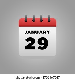 Flat Illustration vector of calendar, daily, for office, school poster etc