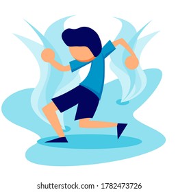 Flat Illustration Vector Graphic About Happy People.