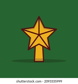 Flat Illustration vector graphic of christmas tree accessories. Perfect for fruits product, infographics, christmas gift, etc