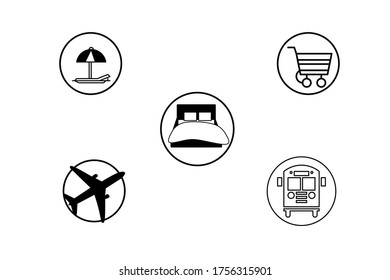 Flat illustration vector for icon and logo 
