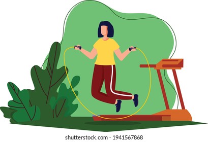flat illustration vector for presentation
