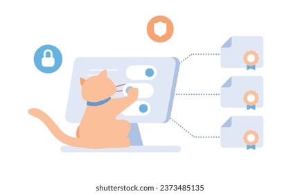 Flat illustration for web, mobile apps, presentations and much more