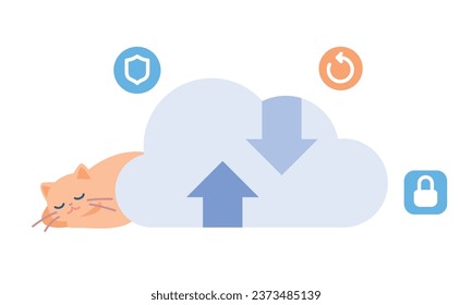 Flat illustration for web, mobile apps, presentations and much more