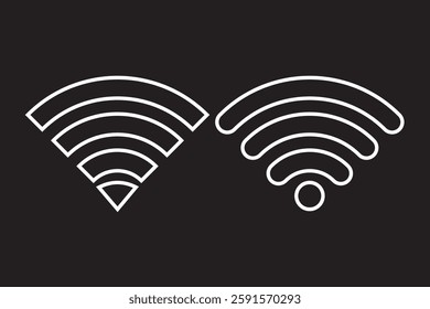 flat illustration of wifi vector icon, communication sign symbol. signal sign and symbol. Wireless icon. Wi-fi symbol set. router wireless technology. Free wireless zone. Public wifi area solid sign.