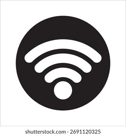 flache Illustration von WiFi-Vektorsymbol