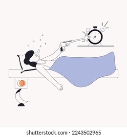 Ilustración plana del yoga