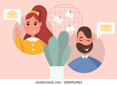 Flat illustrations for business, brand and websites.