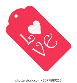 Flat illustrations of love and romance for Valentine's Day