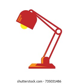 A flat image of such a red lamp.