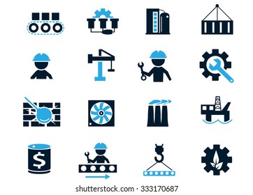 flat industry symbol for web icons
