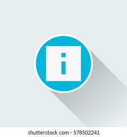 flat info icon