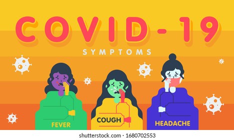 Flat infographic about what coronavirus is and how to prevent it with illustrated girl