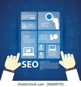 flat infographic bussiness