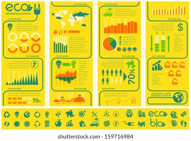 Flat Infographic Elements. Vector Illustration EPS 10.