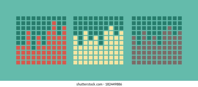 Flat Infographic Elements. Vector Illustration EPS 10.