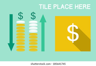 Flat Infographic Elements. Vector Illustration EPS 10.