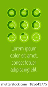 Flat Infographic Elements. Vector Illustration EPS 10.