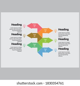Planilla de diseño de presentación de la encuesta de infografía plana de Power Point Vector libre
