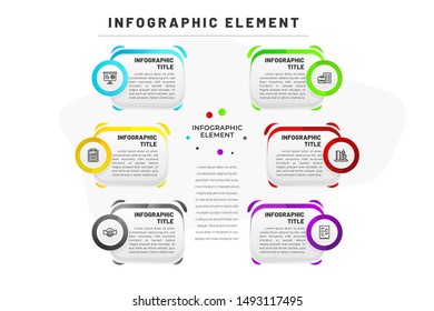 Flat Infographic Template, Business Infographic Element, Banner Template, Presentation Infographic, Design Infographic