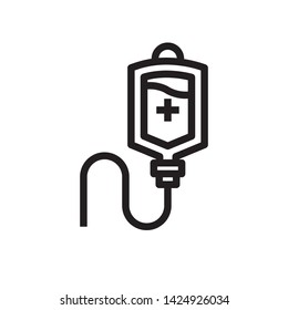 flat infuse icon symbol sign, logo template, vector, eps 10