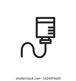 flat infuse symbol sign, logo template, vector, eps 10