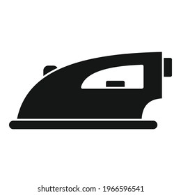 Icono de hierro plano. Ilustración simple del icono del vector de hierro plano para el diseño web aislado en fondo blanco