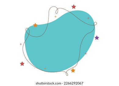 Flat Islamic Background design template for ramadan, eid alfitr, isra mi’raj, and islamic new year with space area.