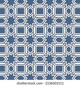 flat islamic line pattern design