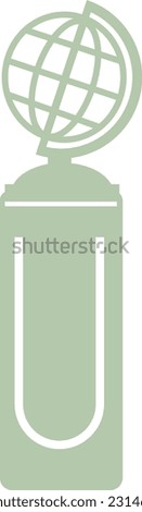 Flat isolated cute bookmark. Cartoon bookmark illustration vector.
