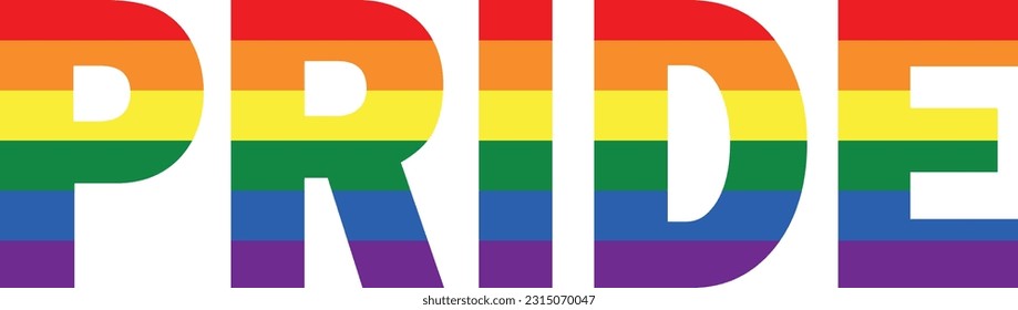 Flat isolated LGBT pride. Cartoon lgbt illustration vector.