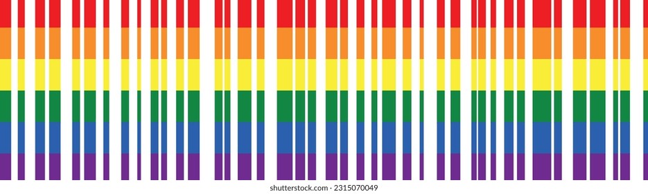 Un orgullo LGBT aislado y plano. Vector de ilustración lgbt de dibujos animados.