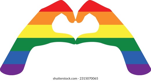 Flat isolated LGBT pride. Cartoon lgbt illustration vector.